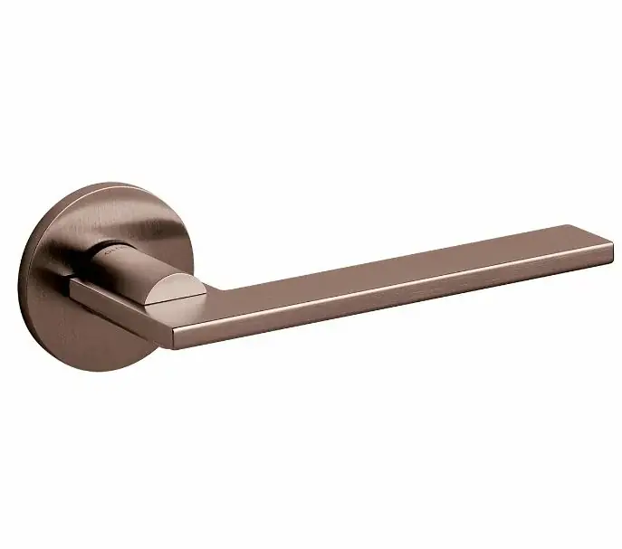 Fabrieksprijs Olivari deurklink Open op rozet brons mat titaan PVD