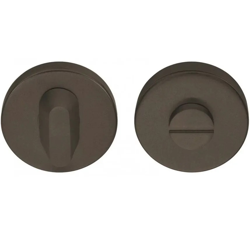 WC-sluiting rond blind 52 mm brons Direct Verzonden