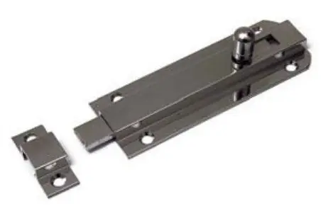DX Profielschuif vlak vernikkeld 50 x 25 mm Merkproduct