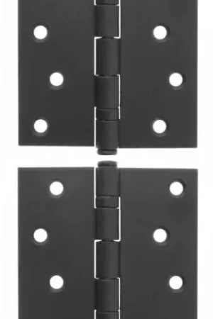 Kogellagerscharnier 89×89 mm rechte hoek zwart Betaalbaar