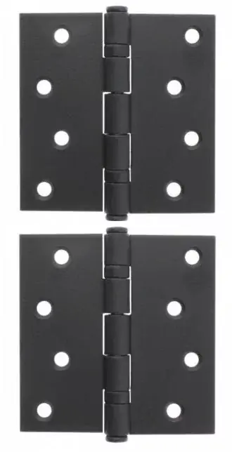 Kogellagerscharnier 89×89 mm rechte hoek zwart Betaalbaar