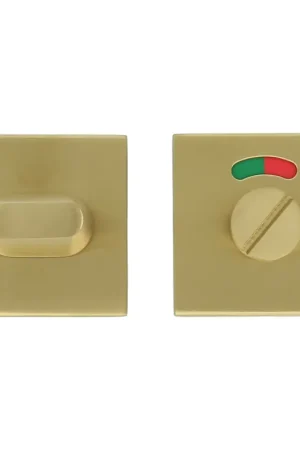 WC-sluiting vierkant 53x53x10 mm PVD mat goud Meest Verkocht