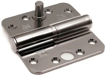 Goedkoop DX Kogelstift paumelle ronde hoek SKG3 89×89 mm rechts staal
