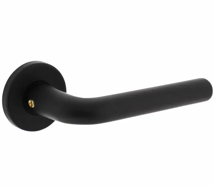 Intersteel deurklink Derby op rozet ø50×7 mm + 7mm nokken zwart Lage Prijs