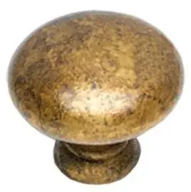 Weekendaanbieding Intersteel knop paddenstoel 32 mm antiek