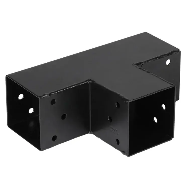 Starx paalverbinder type-T 70×70 mm zwart Must-Have
