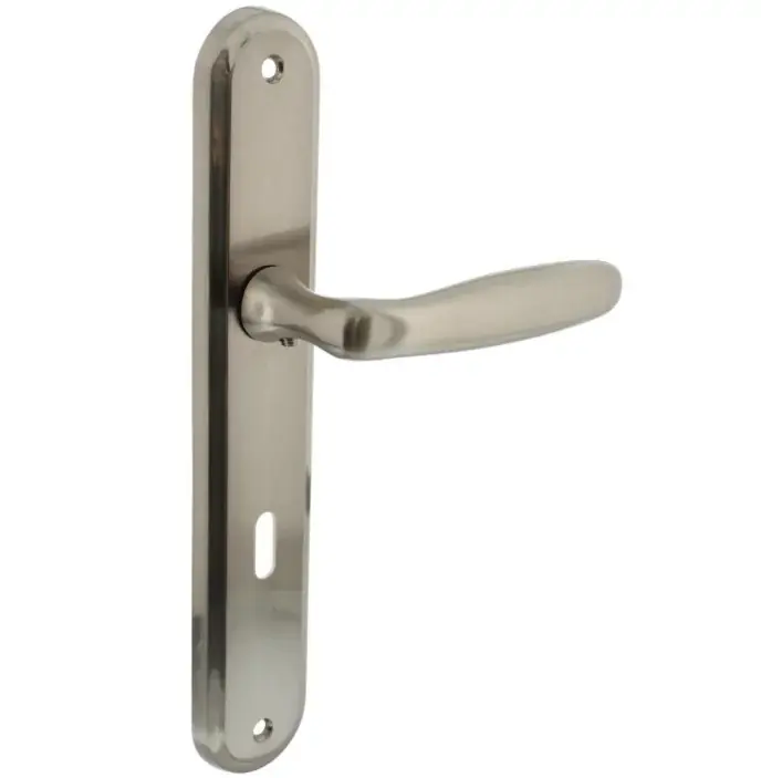 Meest Verkocht Intersteel deurklink Bjorn op schild SL72 nikkel mat