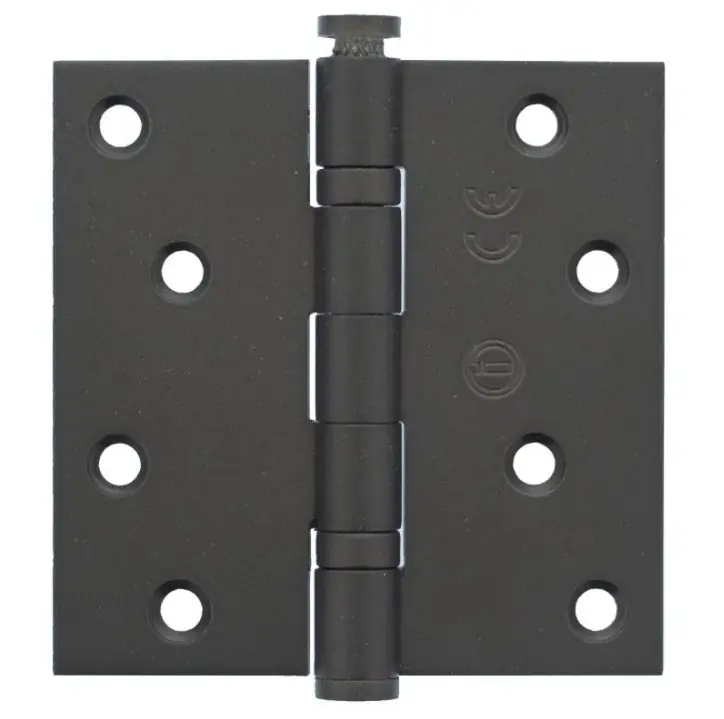 Beste Prijs Intersteel kogellagerscharnier 89×89 mm rechte hoek PVD donker brons