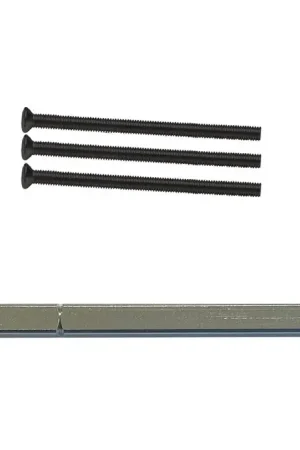 AXA montageset krukstift hefschuifbeslag kruk-kruk deurdikte 64-78 mm rvs zwart Alleen Vandaag