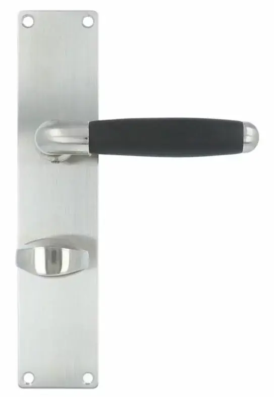 Merkproduct Deurklink Met schild Ton Model 1933 WC63/8 mat nikkel