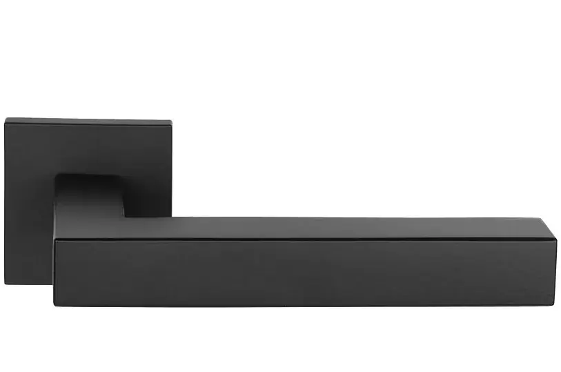 Deurklink SQUARE LSQI-G op rozet mat zwart Dagaanbieding