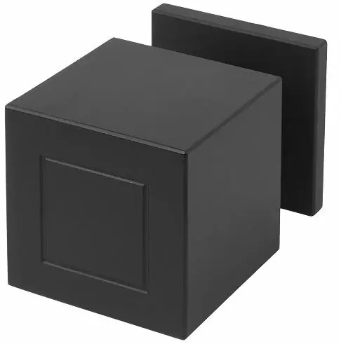 Knopkruk SQUARE JB200PD ongeveerd op rozet mat zwart Koop Online