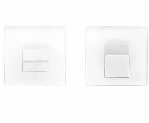 Toiletgarnituur SQUARE LSQWC50B mat wit Laatste Versie