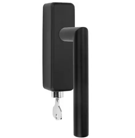 Goedkoop Draaikiepgarnituur BASICS LBII-19DKLOCK-O mat zwart
