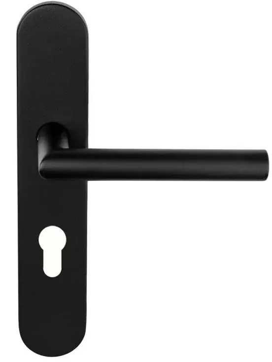 Weekendaanbieding Deurklink op schild PC55 BASICS LBII-19P13Y55 mat zwart