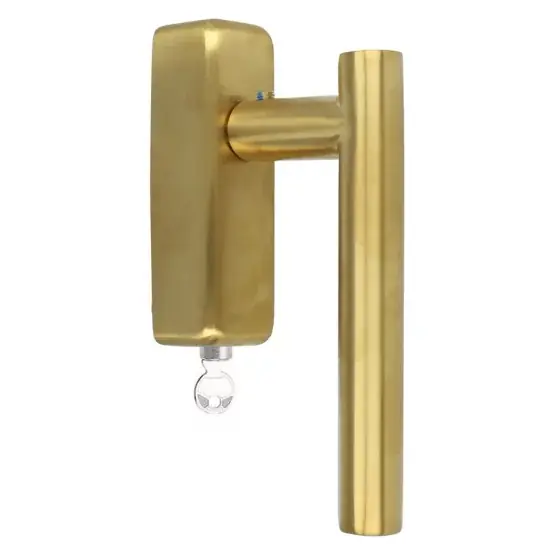 Draaikiepgarnituur BASICS LBVIIDKLOCK-O PVD mat goud Op = Op