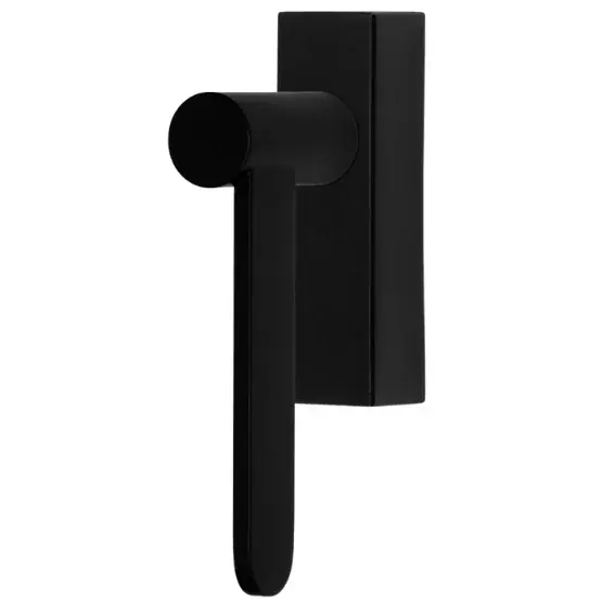 Draaikiepgarnituur TENSE BB102-DKLOCK rechts mat zwart Op = Op
