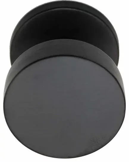 Voordeurknop BASICS LB503V Vast op rozet PVD gunmetal Op = Op