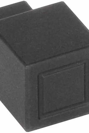 Beperkte Voorraad Meubelknop SQUARE JB20M mat zwart 20 mm