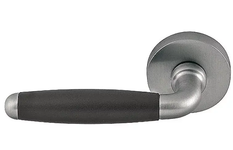 Bestseller Enkele deurklink links TIMELESS 1932PR PVD mat nikkel/bakeliet
