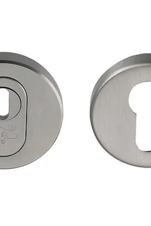 Weekendaanbieding SKG3 veiligheid-rozet met kerntrekbeveiliging BASICS LBVEIL-KT PVD mat nikkel
