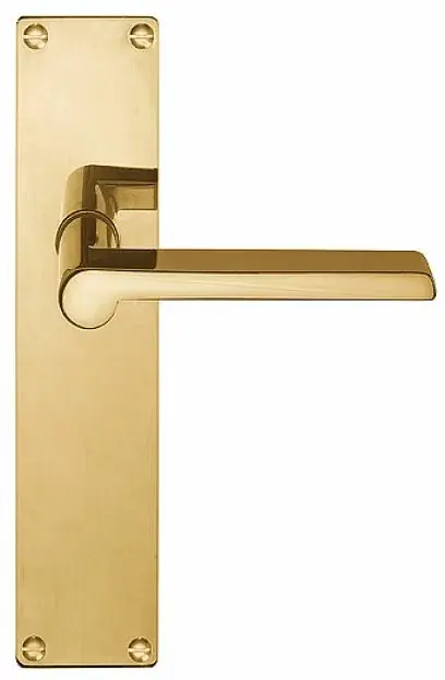 Deurklink op blind schild TIMELESS 1927MPSFC messing ongelakt Goedkoop