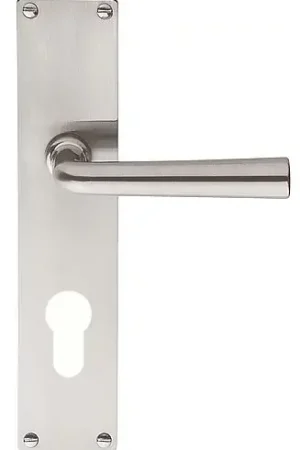 Weekendaanbieding Deurklink op schild cilindergat TIMELESS 1925MPY PC72 mat nikkel