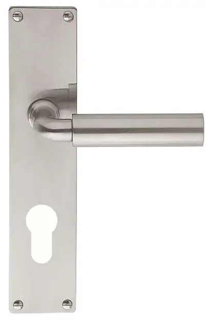 Aanbieding Deurklink op schild cilindergat TIMELESS 1923MPY PC72 mat nikkel