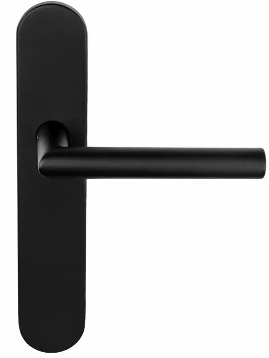 Deurklink op blind schild BASICS LBII-19P13SFC mat zwart Korting