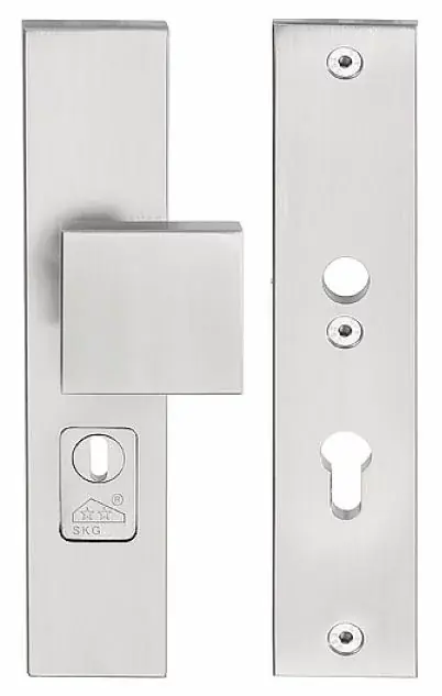 Veiligheidsbeslag PC72 met kerntrek beveiliging SQUARE LSQ60-50KT knop/kruk SKG3 rvs Rechtstreeks Van De Fabrikant