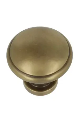 Bestel Nu Knop bol messing antiek 29 mm