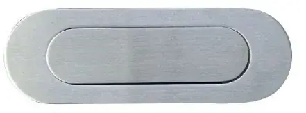 Op = Op Schuifdeurgreep 150 x 50 mm Ovaal rvs