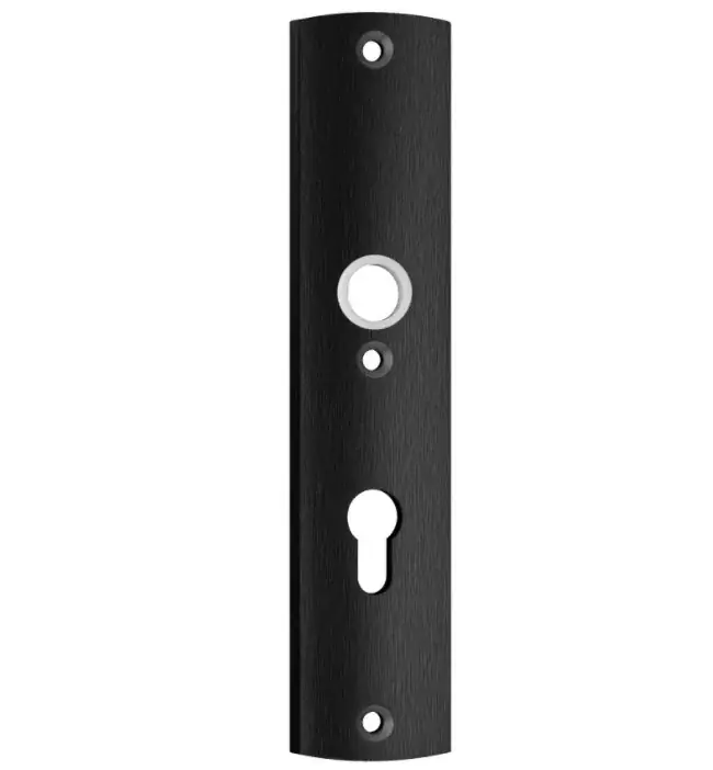 AXA veiligheidsschild Curve Plus binnen PC72 aluminium zwart Direct Beschikbaar