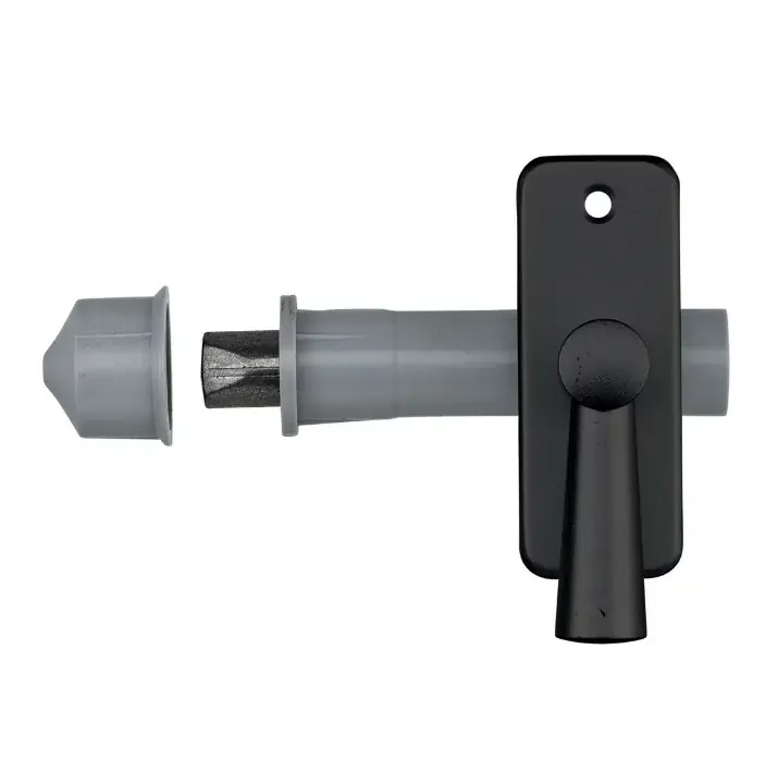 AXA insteekgrendel met sluitkom aluminium zwart 50 mm Lage Prijs
