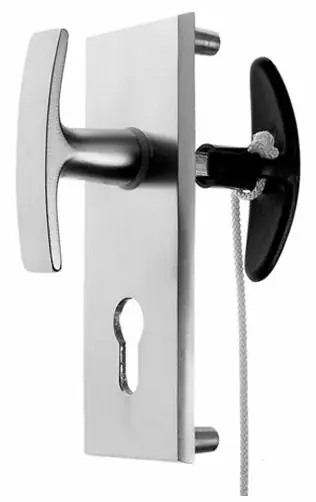 Nemef 3023 Langschild garnituur voor Garagedeur aluminium F1 Actieprijs
