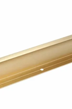 Beste Prijs Greep EDGE STRAIGHT goud geborsteld 2×80 mm