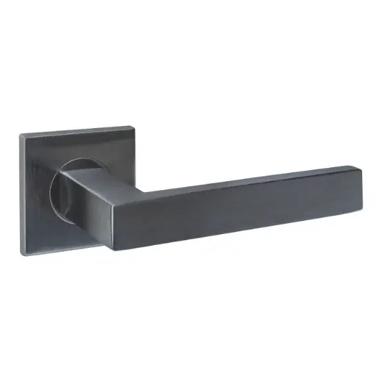 Intersteel deurklink Q 05 op rozet verdekt 53x53x6mm PVD antraciet Beperkte Voorraad