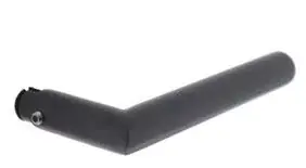 Intersteel enkele deurklink Jura rvs/mat zwart Actieprijs