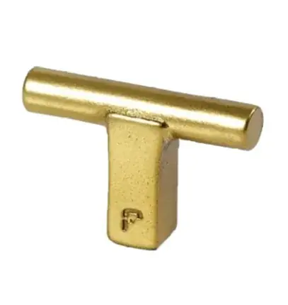 Meubelknop Jolie Core 50×12 mm antiek goud Lage Prijs