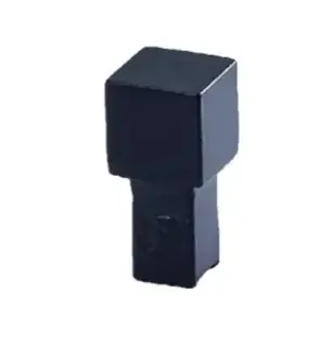 Meubelknop Jolie One 12 mm zwart Exclusieve Aanbieding