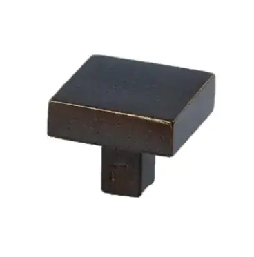 Dagaanbieding Meubelknop Jolie Carre 30 mm antiek brons