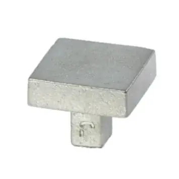 Meubelknop Jolie Carre 30 mm oud zilver Direct Beschikbaar