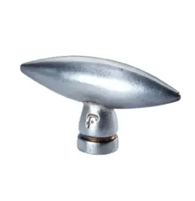 Meubelknop Jolie Sphere 62 mm oud zilver Gratis Retour