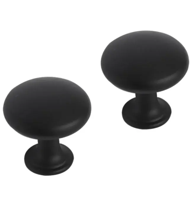 Hete Deal Differnz meubelknop rond bol 30 mm mat zwart 2 stuks