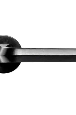 Deurklink Jolie Six Fois op rond rozet zwart Shop Nu