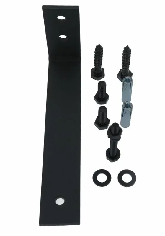 Hoge Kwaliteit Intersteel 1 plafondbeugel 216 mm tbv schuifdeursysteem 2 meter, staal mat zwart