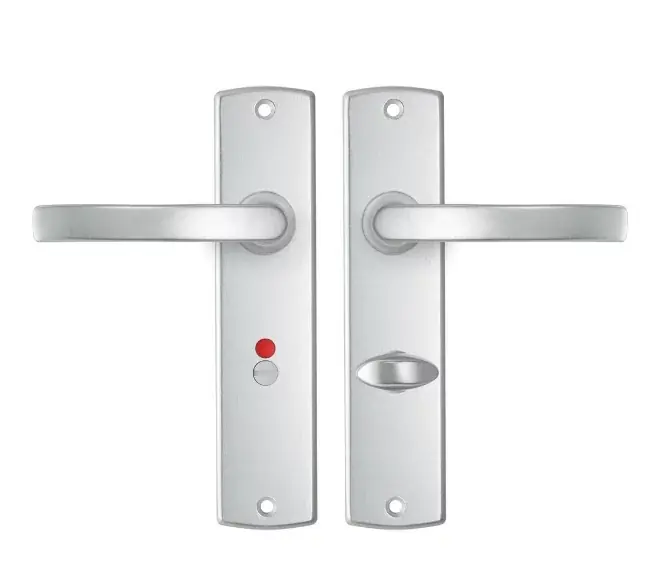 AXA curve schild WC63/8 met deurklink blok aluminium F1 Nu Kopen