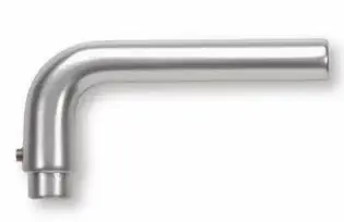 Buva enkele deurklink O-LINE 120 mm aluminium F1 Snelle Levering