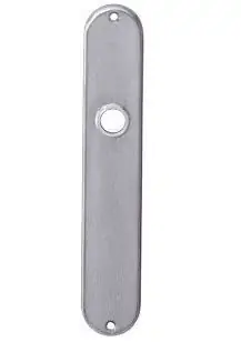 Intersteel Langschild ovaal 220x41mm blind rvs Betaalbaar