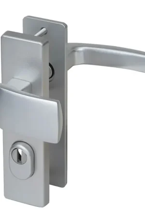 Nemef veiligheidsbeslag PC72 kortschild knop/kruk 3405-II met kerntrek beveiliging SKG3 aluminium F1 Uitverkoop